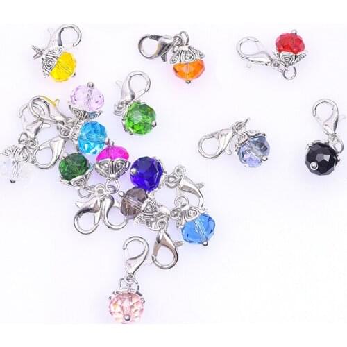 5Pcs/Lot Multi Color Angel Wings Charms Dangle Spacer Beads Wing Pendant For Women Necklaces Bracelet Jewelry Making