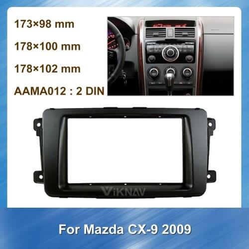 Car Radio Stereo Fitting installation Fascia for MAZDA CX 9 2009 Stereo Frame Fascias Panel Facial DVD CD Dash Bezel