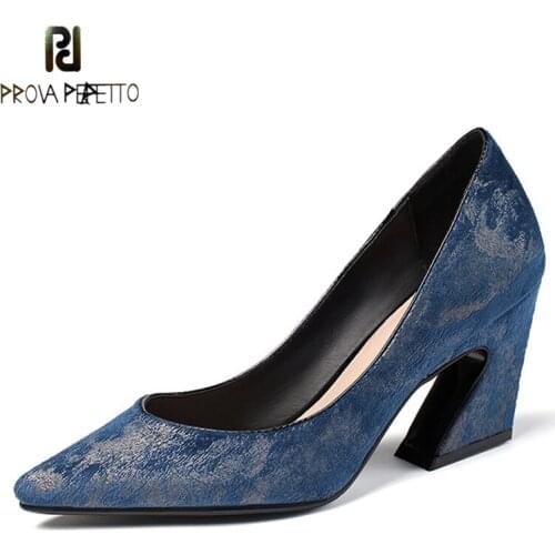 Замшевые туфли-лодочки Prova Perfetto China At AliExpress