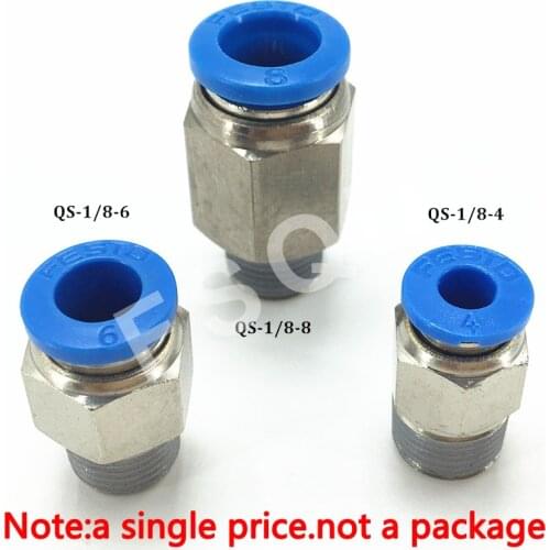 QS-1/8-4 QS-1/8-6 QS-1/8-8 QS-1/8-10 QS-1/8-12 FESTO Push-in fittings QS standard series connector QS series pneumatic