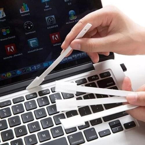 Cleaning Brush No Dead Ends Toilet Gap Cleaning Brush Plastic Handle Keyboard Cleaning Brush Household Cleaning Tools