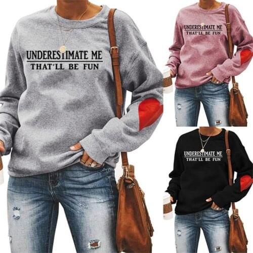 SHIJIYINFAN Women's Sweatshirts With Inscriptions
