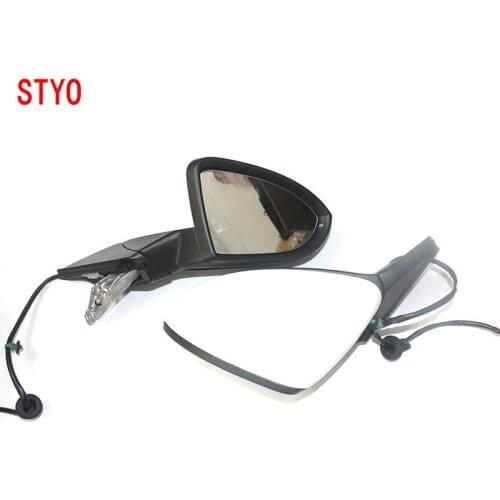 STYO Car no have electric folding Rearview mirror for VW Golf 7 mk7 2014 2015 2016 2017 2018