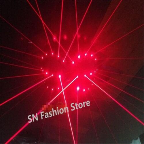 TT03 Red Laser bra/ bar party props costumes performing luminous clothing/ballroom dance laser man show