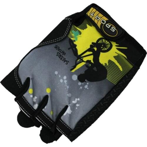 Guantes Ciclismo Half Finger Cycling Gloves Breathable Sport Mountain Bike Bicycle Gloves Anti-slip Summer