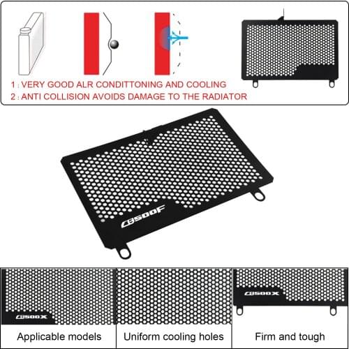 For HONDA CB500X CB500F 2013-2018 2017 2016 2015 2014 Motorcycle Radiator Grille Guard Cover Protector Fuel Tank Protection Net