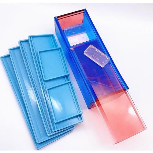 Domino Box Silicone Mold, Domino Box Case Mold Domino Card Mold Silicone Mold for Resin 10352050