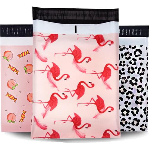 10pcs Color Express Bags 26x33cm Plastic Poly Mailers Envelope Self Seal Mail Bags Postal Packaging Shipping gift bag