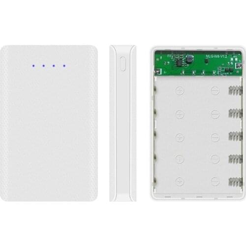 DIY 5x18650 Battery Case With Indicator Power Bank Shell Charger Box Accessorie