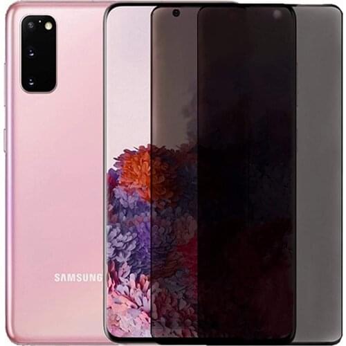 3D Curved Anti Spy Tempered Glass For Samsung Galaxy S20 Ultra S20+ S20 Note 10 Plus A51 A71 Privacy Full Screen Protector Film