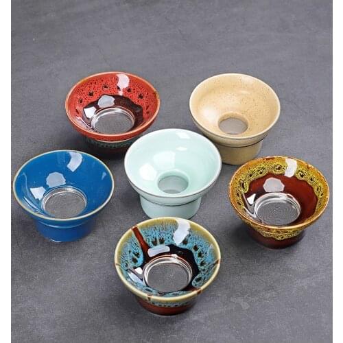 Ceramic Strainer Household Items Kitchen Accessories Tools Tea Infuser Tea Filter Tea Set Tea Accessories Tea Strainer