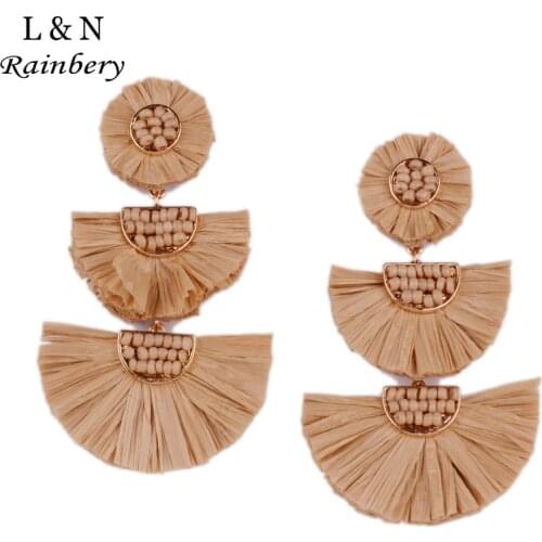 L & N Rainbery Ethnic Earrings