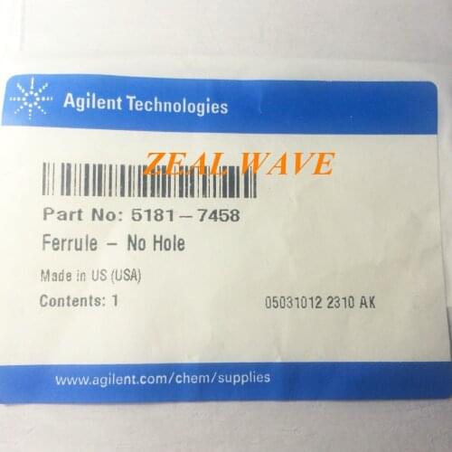 5181-7458 Ferrule-No Hole Agilent Mass Spec Plug