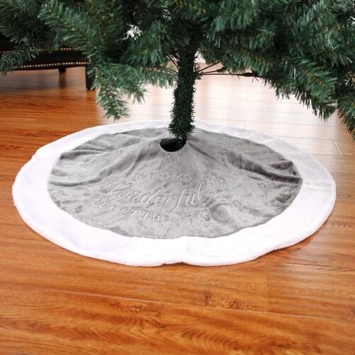 The new 90cm Christmas tree skirts Christmas tree decorative Christmas tree decoration