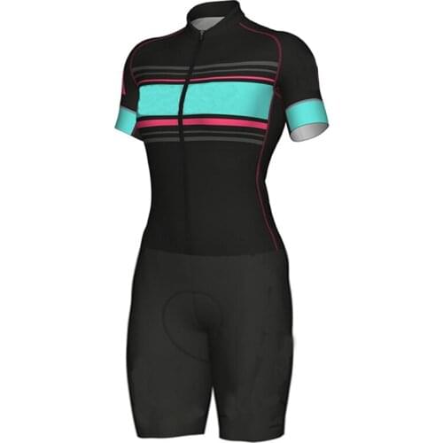 New 2020 WOLFKEI Summer Cycling Clothing one piece Skinsuit Bodysuit Ropa Ciclismo Quick Dry bicycle clothes # SK201900022502