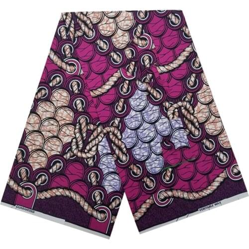 By The Yards African Ankara Style Wax Dye Printed For Fabric 100%Soft Veritable High Quality Dress Material For Sewing S-P 5-86