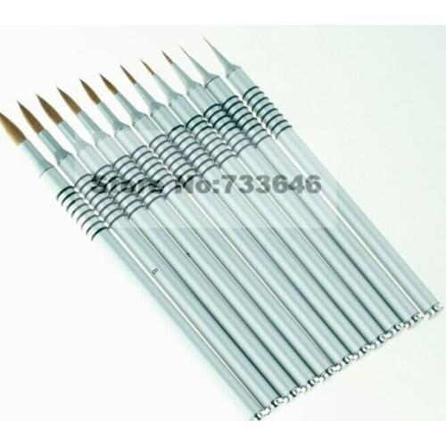 Professional nail tools 3d nail brush brunts carved pen finger brush