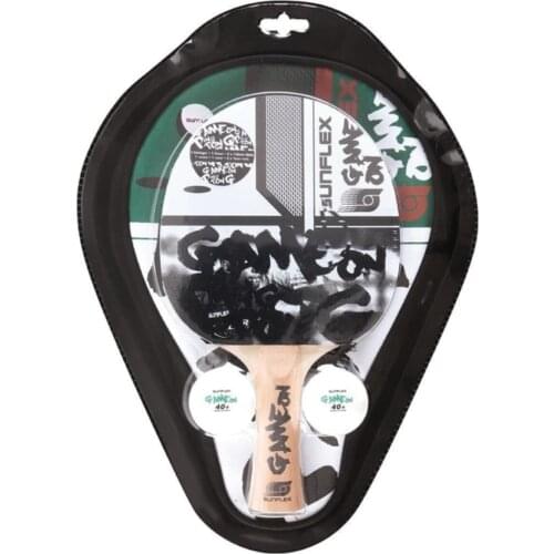 Game On Table Tennis 1 Racket + Case + 2 Top Set