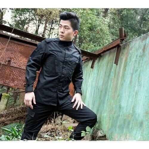 Tactical Us Army Special Forces GROUP black colour Combat Uniform Military Costume 5605101