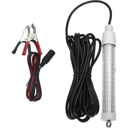 Waterproof LED Underwater Light Lamp AC/DC 12V 1000LM For Submersible Night Fishing Boat Outdoor Lighting Green Lights Lamps