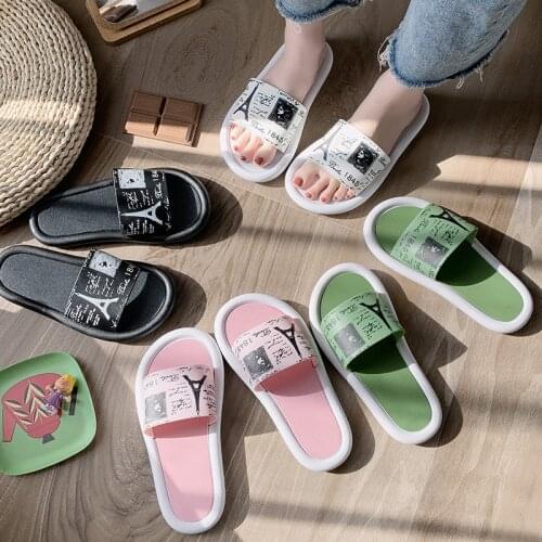 Koovan Womens Slippers 2021 New Female Summer Outer Wear Summer Seaside Sandal Fashion Girls Outdoor Sandals And Slippers