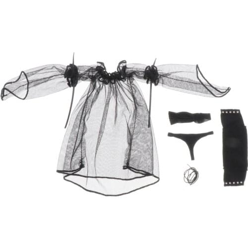 Female Doll Bra And Panties Skirt Suit for 1/6 Doll Figure Dolls Dress Up Accs