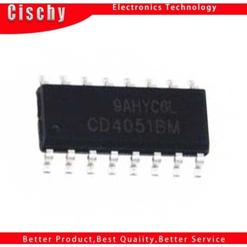 10pcs/lot CD4051BM CD4051 HCF4051 HEF4051 SOP-16 In Stock