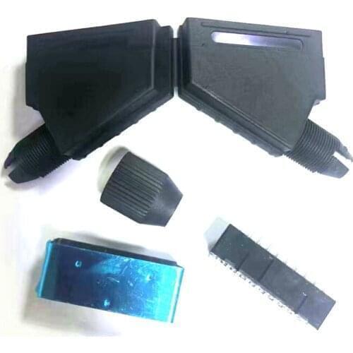 100PCS Scart Broom European Standard Plug 21p Audio and Video Interface Connector Connect Port Socket for S-N-E-S AV Cable