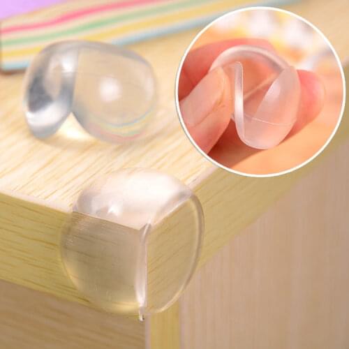 9pcs/lot T table corner protector childrens anti-collision angle thickened transparent anti-collision glass sharp angle protect