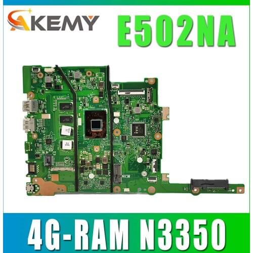 Akemy 90NB0DI0-R00020 Laptop motherboard For E502N E502NA E402N E402NA E402NAS E502NAS mainboard W/ 4G-RAM N3350