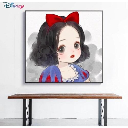 5D DIY Disney Diamond Painting Princess Series Cartoon Cute Head Inlaid Diamond Exquisite Handmade Interior Decoration Gift