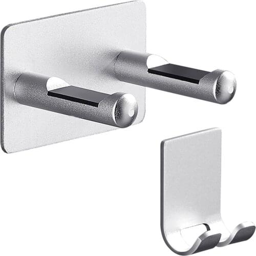 Aluminum Wall Mount Holder Adhesive Sticker Bracket Holder Plug Hook Replacement for Dyson Holder Stand Hair Dryer