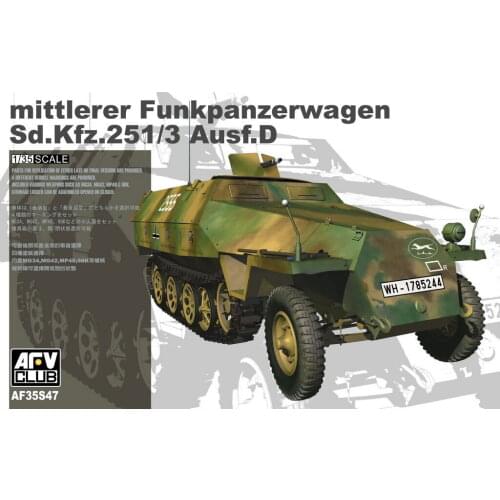 AFV Club AF35S47 1:35 Mittlere Funkpanzerwagen SdKfz 251/3 AusfD Halftrack
