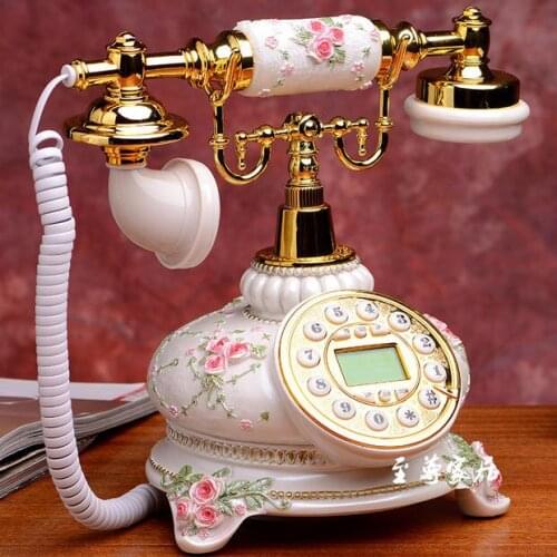 European vintage fashion household antique antique vintage telephones phone Handsfree Caller ID
