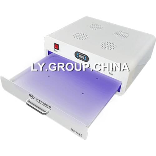 LY TBK 905 LED UV Lamps For Phone shell water glue ultraviolet curing LED box 80 pcs LED lights 200W