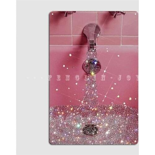 Boujee Bath Pt 2 Metal Plaque Poster Wall Mural Funny Club Bar Wall Decor Tin Sign Poster