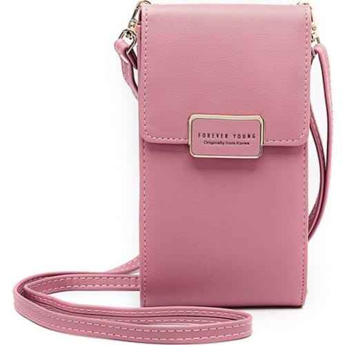 Multi-Function Small Shoulder Bag For Women With Card Cell Phone Pocket Pu Leather Ladies Crossbody Purse Female Messenger Bags
