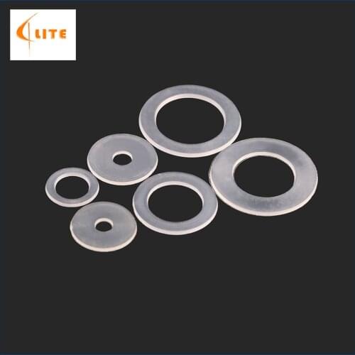 Soft Nylon Gasket Nylon Gasket Nylon Insulated Flat Pad Plastic Gasket Plastic Gasket M3-M20 30PCS