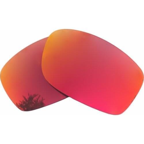 Orange Red Mirrored Polarized Replacement Lenses for Fives 2009 Sunglasses Frame 100% UVA & UVB