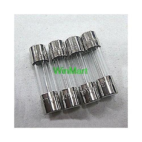 10 pieces 250V 125mA Slow Blow 5x20mm Glass Tube Fuses