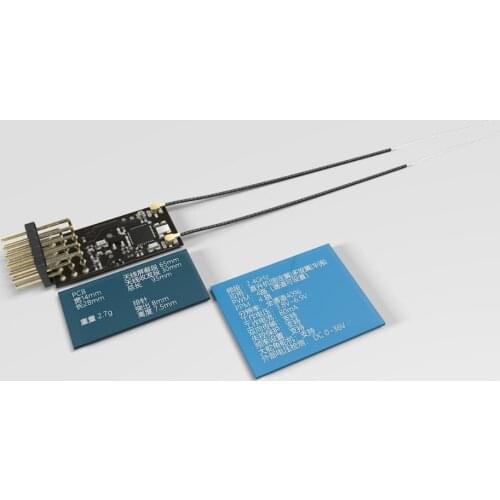 1PC World Fly ET07 RF204W Receiver Mini 4 Channel Two-way Transmission PPM Receiving Machine fr DIY RC Drone Remote Control