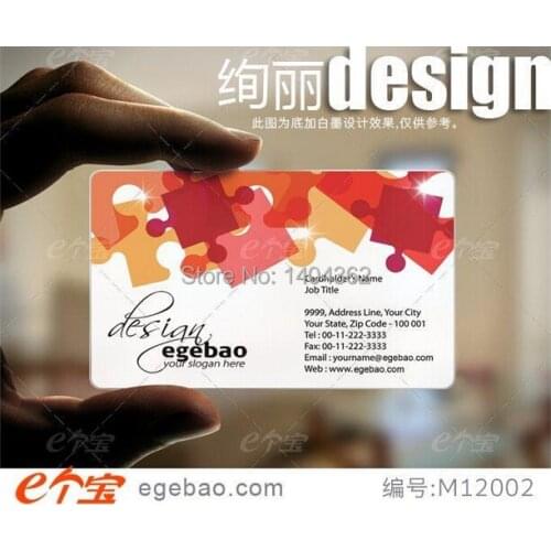 Transparent PVC business card,Waterproof fashion cards Custom business cards visit card printing transparent name card