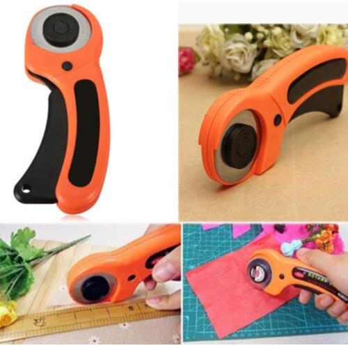 45mm Cloth Cutter Round Cutter Hand Hob Tool Cutting Fabric Paper Circular Cut Patchwork Craft Leather Wheel Knife Rotary Cutter