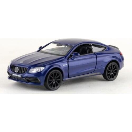 RMZ City Toy/Diecast Model/1:36 Scale/C63 S AMG Super Racing/Doors Openable/Pull Back Car/Educational Collection/Gift for Kid