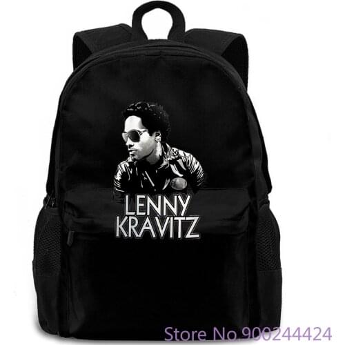 Rock, American Lenny Kravitz , Graphic Concert, Band 2017 Fashion Black O-Neck backpack