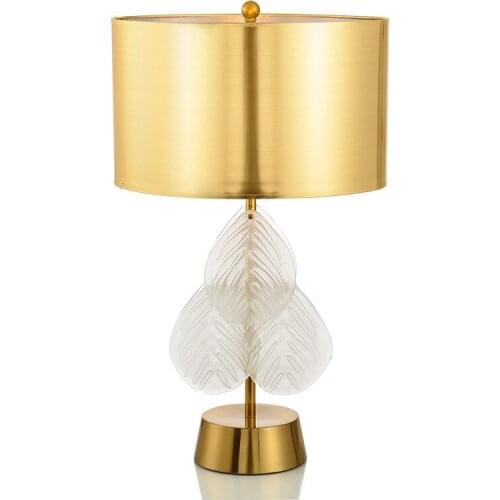 Post modern led color glass led glass lampara de mesa deco halloween led desk lamp bedroom table lamp