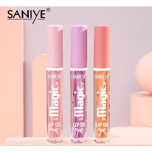 Moisturizing Lip Balm Liquid Lip Gloss Transparent Clear Oil Sexy Cute Shiny Lip Plumper Long Lasting TSLM1