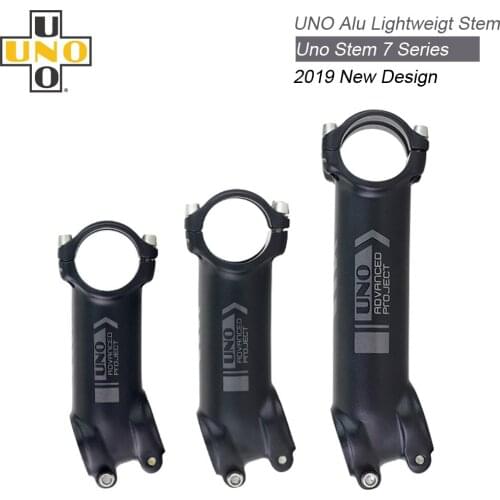 UNO 7 Stem MTB Bike Kalloy Ultralight -7 17 Degree Alu 7050 31.8mm 60 70mm 80mm 90 100 110 120 130mm Bicycle Lightweight Stems