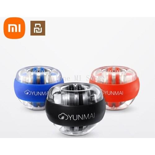 Xiaomi Youpin Yunmai Wrist Ball Trainer LED Gyroball Essential Spinner Gyroscopic Forearm Exerciser Gyro Pressure Relief Ball
