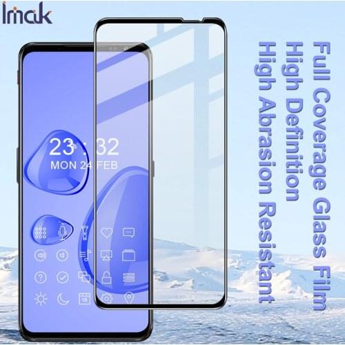 Imak 9H Tempered Glass Protector For ZTE nubia Red Magic 6 Pro Pro+ Full Cover Screen Guard Film Screen for Red Magic 6